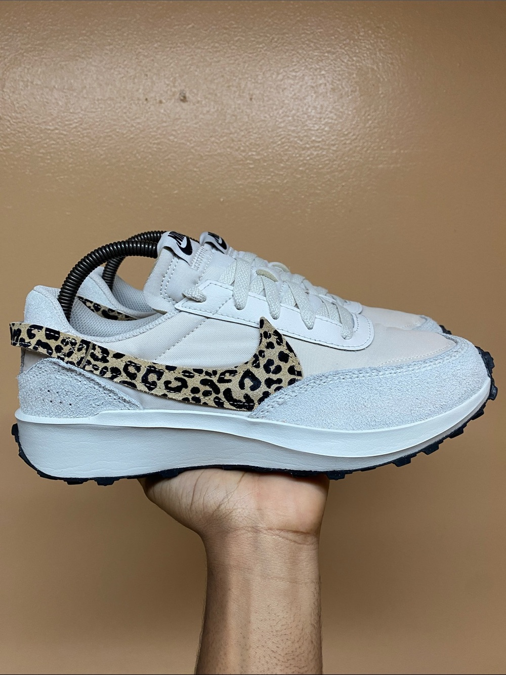 Nike Waffle Debut Women's Casual Sneakers “Leopard Print” Size 9.5 HF1856-001